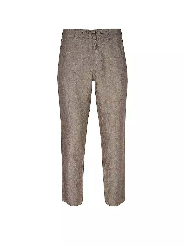 BRAX | Pantalon en lin FABIO JOK | hellbraun