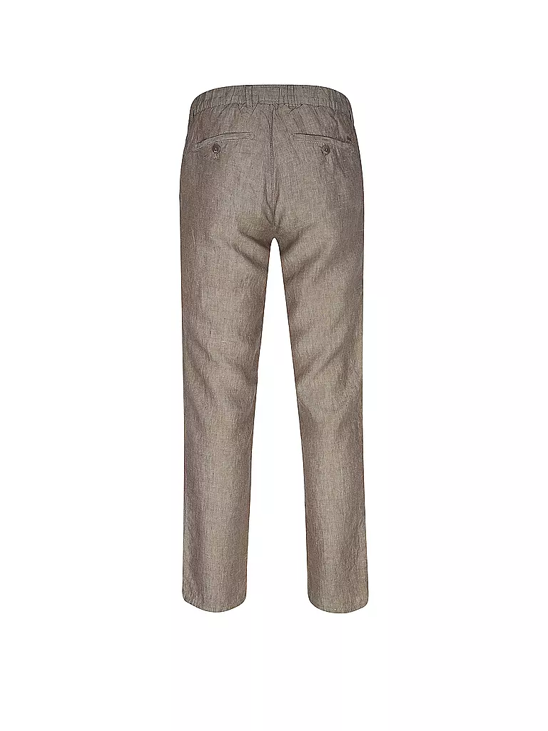 BRAX | Pantalon en lin FABIO JOK | hellbraun