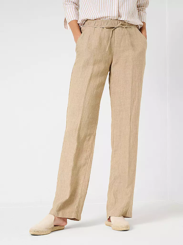 BRAX | Pantalon en lin FARINA | beige