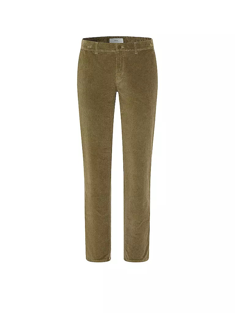 BRAX | Pantalon en velours côtelé FABIO JOG | olive