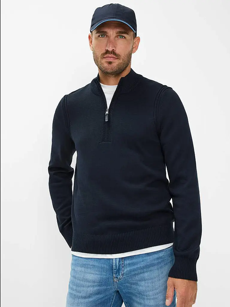 BRAX | Pull Troyer STEFFEN | dunkelblau