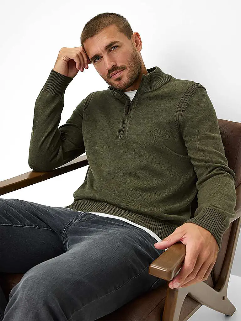 BRAX | Pull Troyer STEFFEN | olive