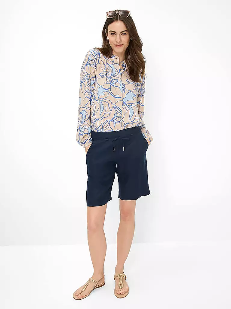 BRAX | Short en lin MEL B | dunkelblau