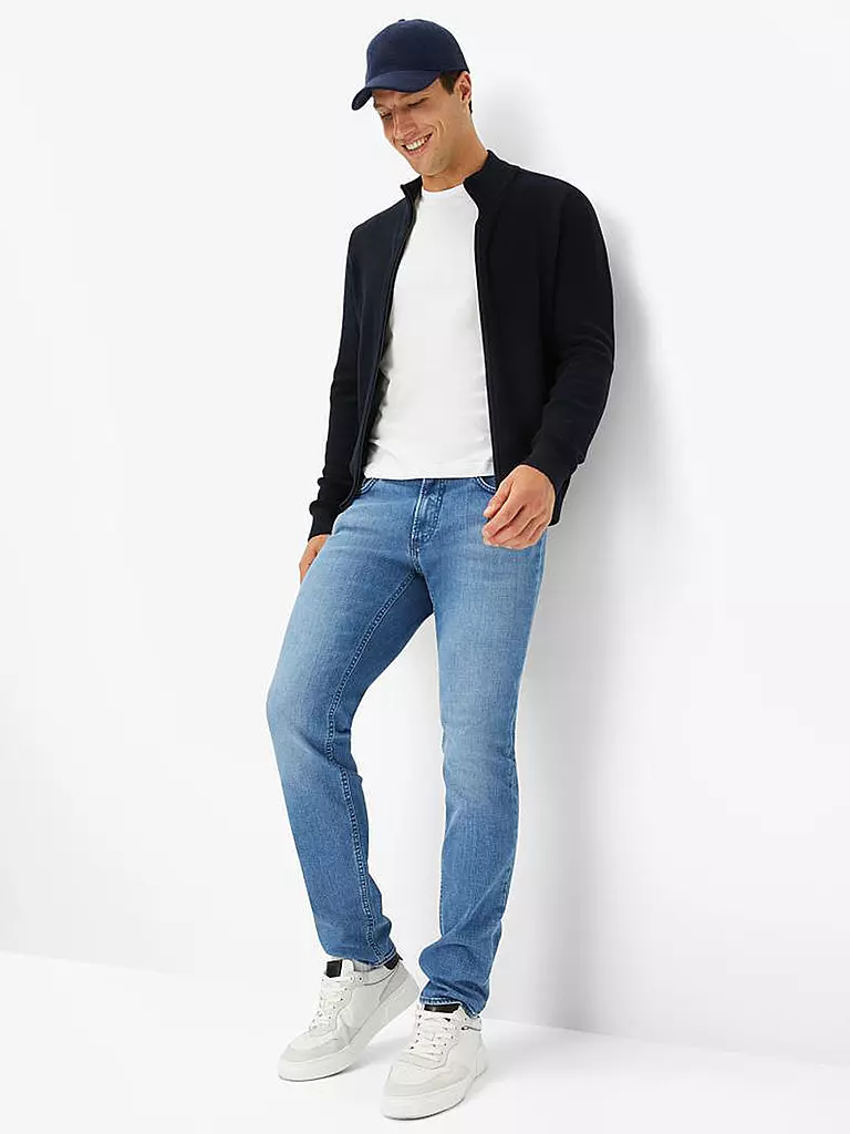 BRAX | Strickjacke JOHN | Bleu foncé