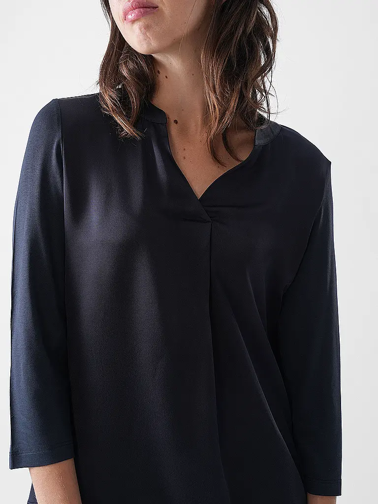 BRAX | T-shirt blouse CLARISA M | Bleu foncé