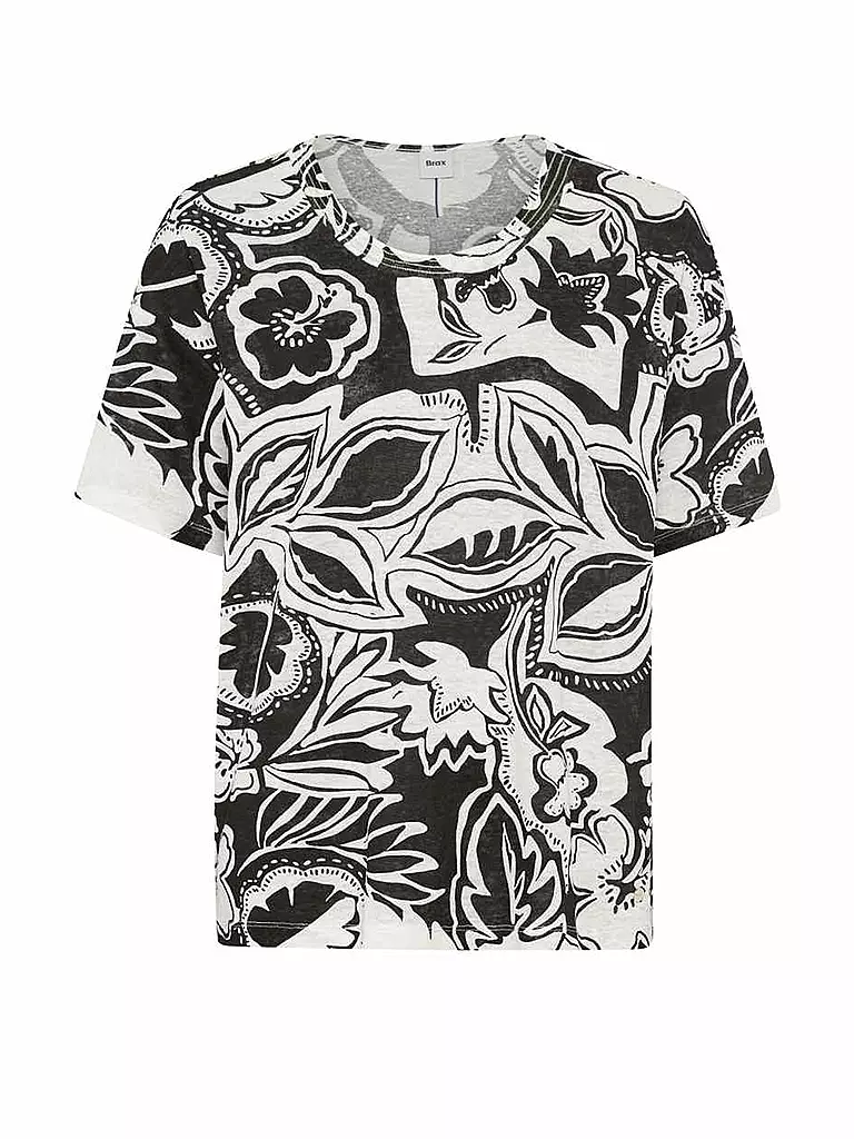 BRAX | T-shirt en lin CANDICE | schwarz