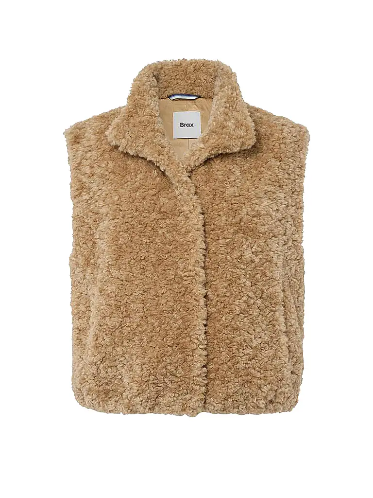 BRAX | Veste aspect fourrure OSLO | Camel