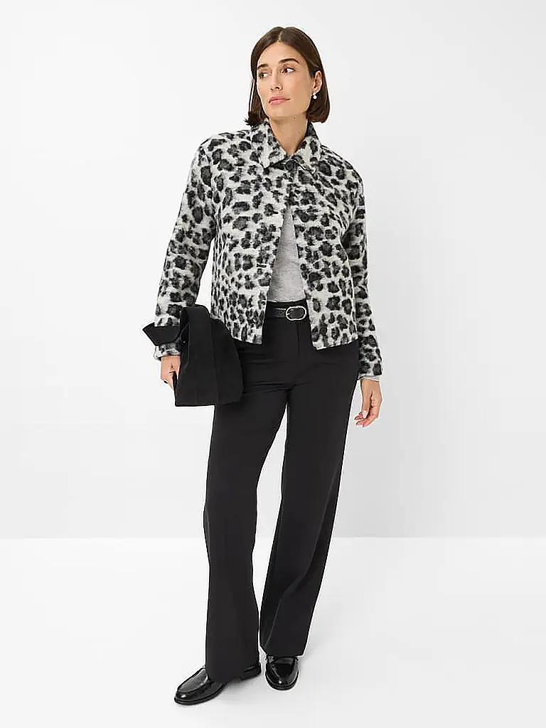 BRAX | Veste en laine LINZ | Noir