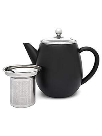 BREDEMEIJER | Théière Duet® Eva 1,1L double paroi Noir/Verre