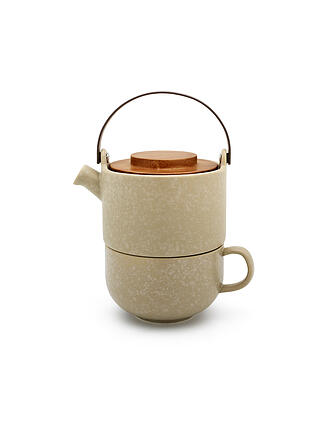 BREDEMEIJER | Théière TEA FOR ONE UMEA 0,5l Gris argile / Bambou