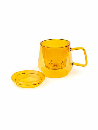 BREDEMEIJER | Théière TEA FOR ONE LIVORNO 0,35l Verre Ambre