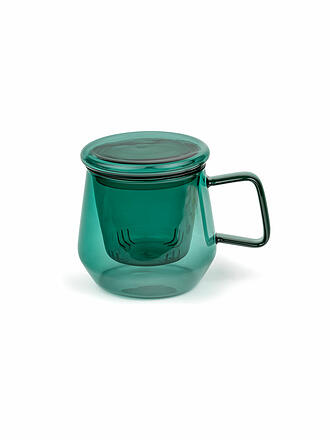 BREDEMEIJER | Théière TEA FOR ONE LIVORNO 0,35l Verre Vert Jade