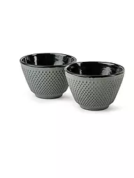 BREDEMEIJER | Guss Teebecher XILIN 2er Set Camel | Vert clair