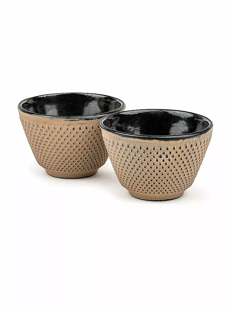 BREDEMEIJER | Tasses à thé en fonte XILIN Lot de 2 Camel | Camel