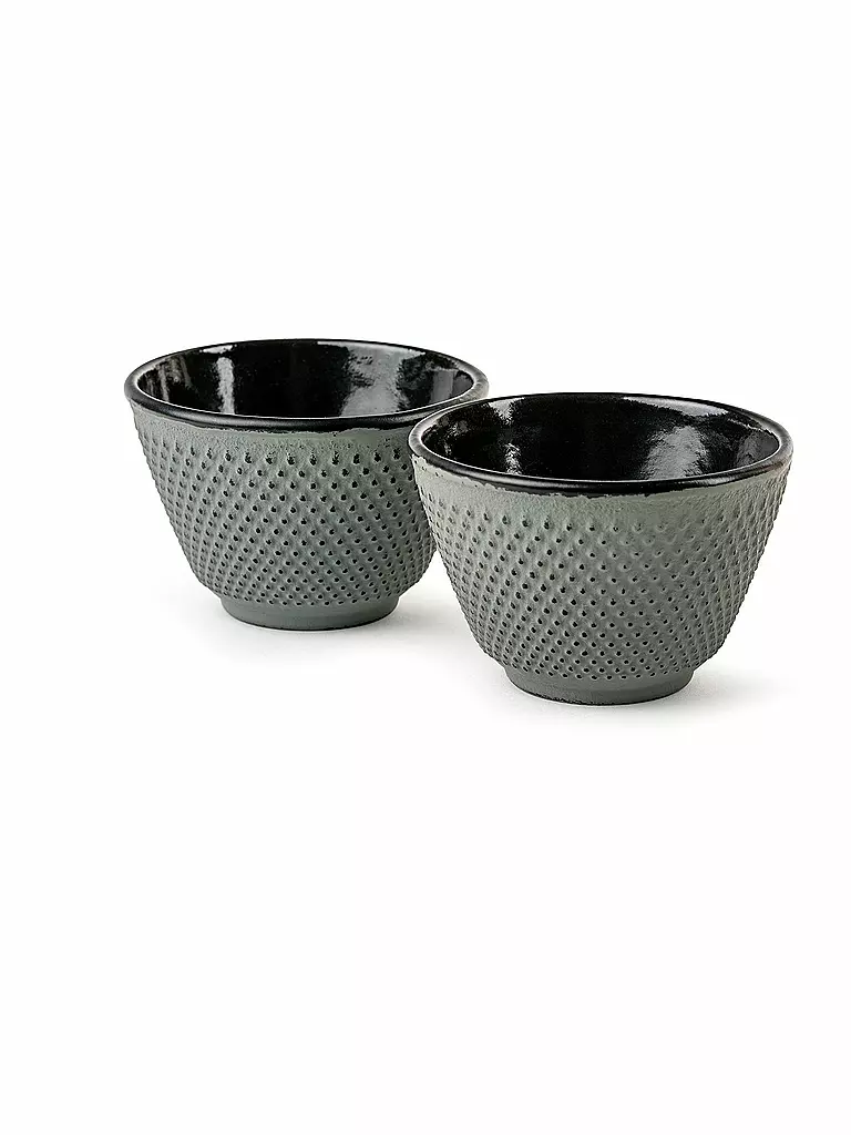 BREDEMEIJER | Tasses à thé en fonte XILIN Lot de 2 vert clair | Vert clair