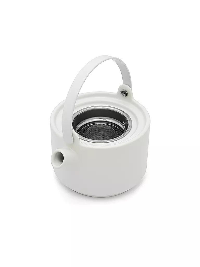 BREDEMEIJER | Tea for one Umea avec couvercle en bambou 0,5l Blanc | 