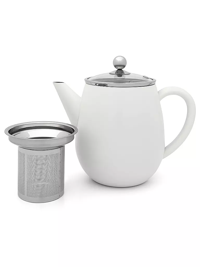 BREDEMEIJER | Théière à double paroi EVA 1,1 l Blanc / Mat | weiss