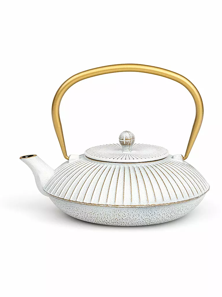 BREDEMEIJER | Théière en fonte LINHAI 1,1l Blanc cassé | creme