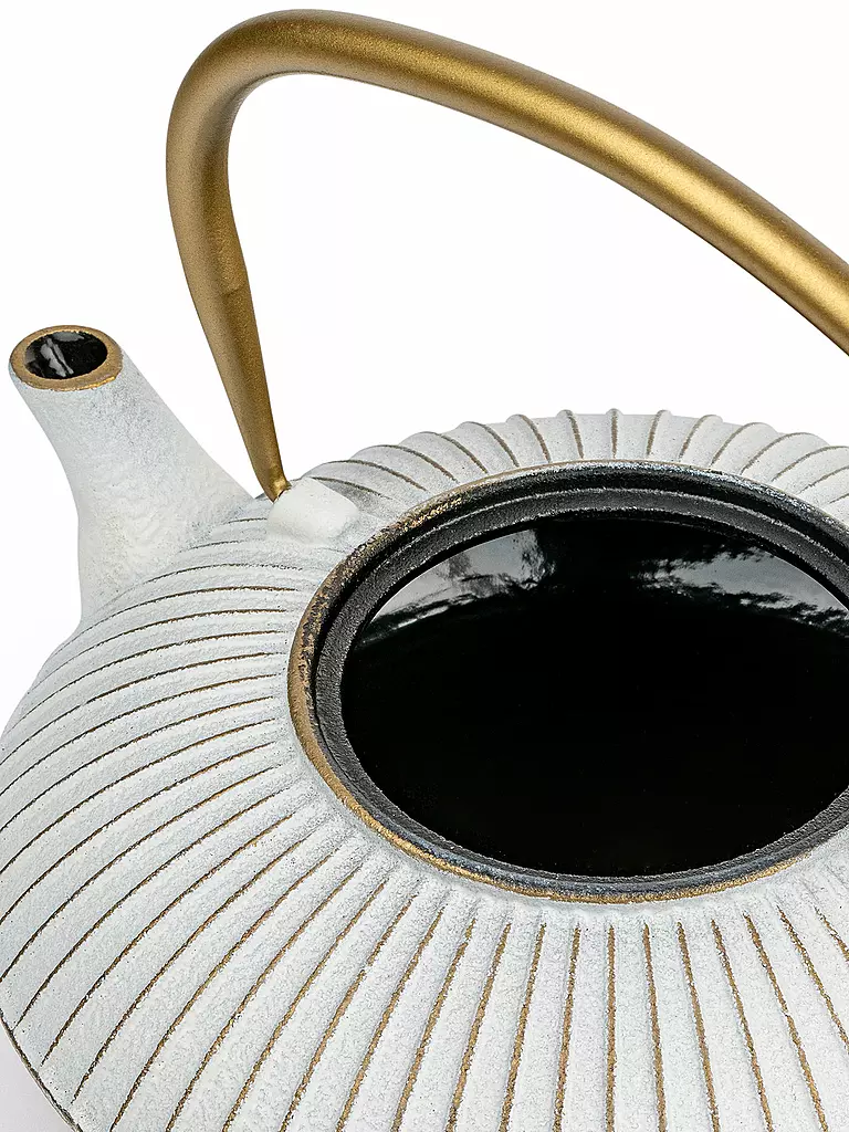 BREDEMEIJER | Théière en fonte LINHAI 1,1l Blanc cassé | 