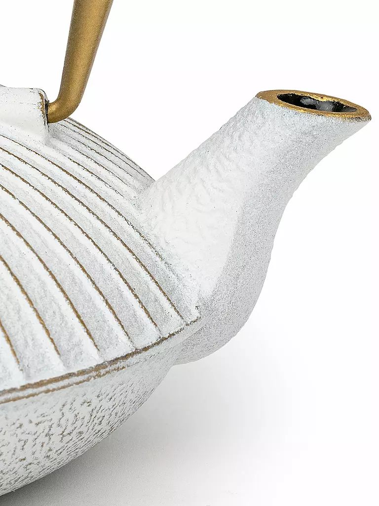 BREDEMEIJER | Théière en fonte LINHAI 1,1l Blanc cassé | 