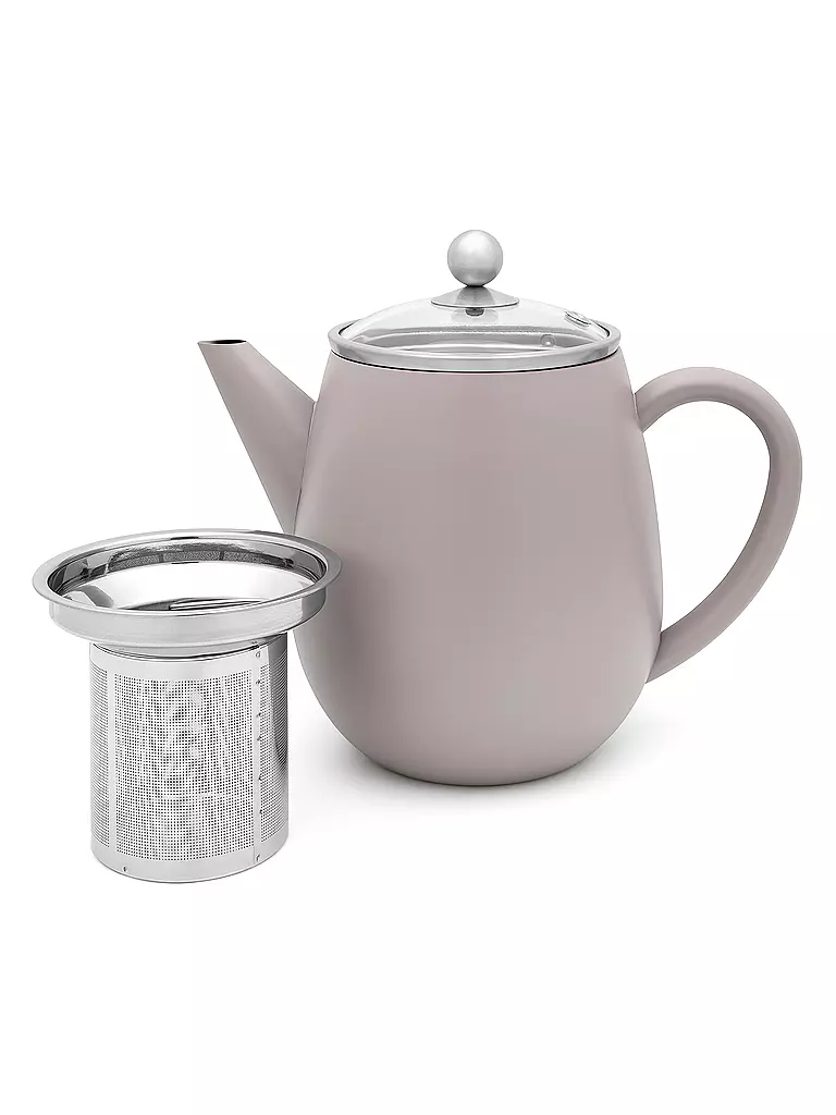 BREDEMEIJER | Théière EVA 1,1l Gris / Homme | hellgrau