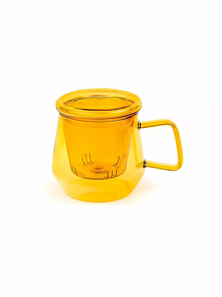 BREDEMEIJER | Théière TEA FOR ONE LIVORNO 0,35l Verre Ambre | orange