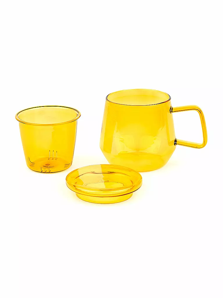 BREDEMEIJER | Théière TEA FOR ONE LIVORNO 0,35l Verre Ambre | orange