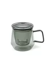BREDEMEIJER | Théière TEA FOR ONE LIVORNO 0,35l Verre Ambre | Noir