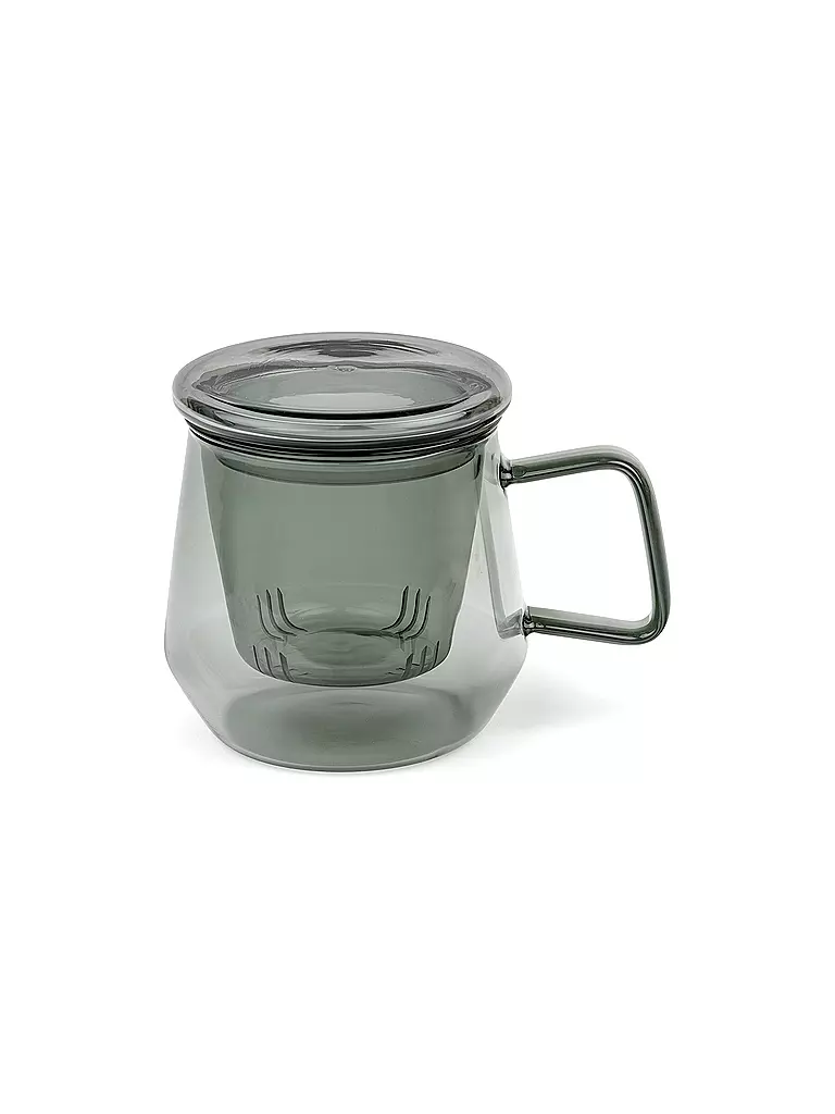BREDEMEIJER | Théière TEA FOR ONE LIVORNO 0,35l Verre Noir | schwarz