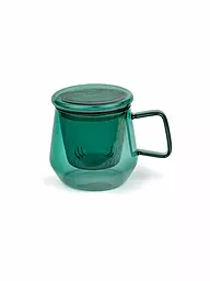 BREDEMEIJER | Théière TEA FOR ONE LIVORNO 0,35l Verre Ambre | Vert