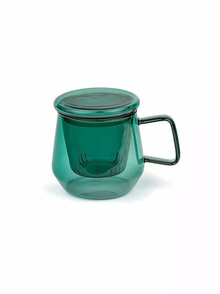 BREDEMEIJER | Théière TEA FOR ONE LIVORNO 0,35l Verre Vert Jade | grün