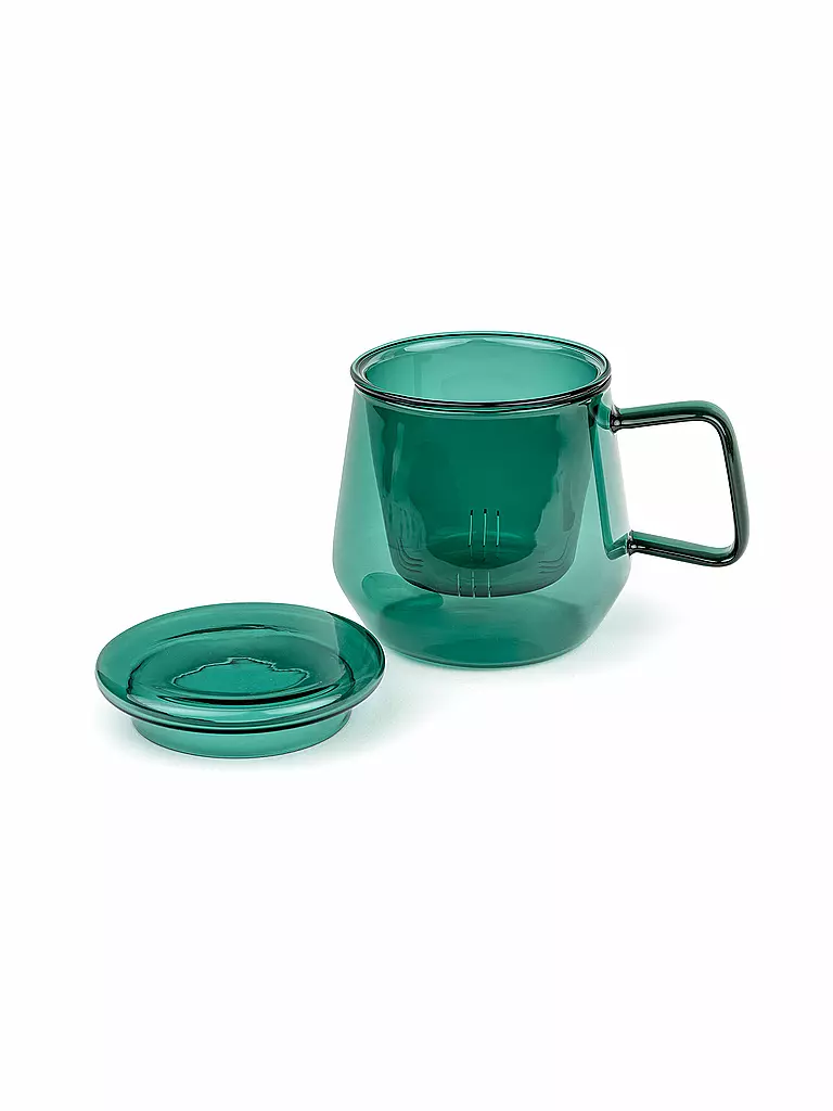 BREDEMEIJER | Théière TEA FOR ONE LIVORNO 0,35l Verre Vert Jade | grün