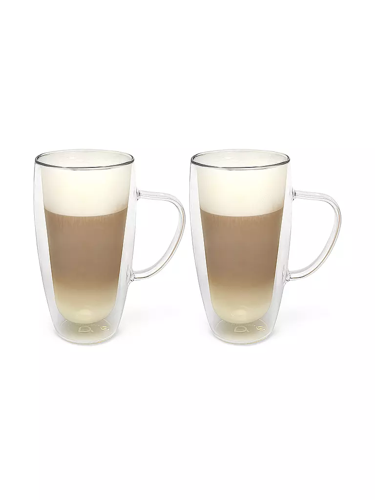 BREDEMEIJER | Verre à double paroi Cappuccino/Latte Macchiato lot de 2 0,4 l | Transparent