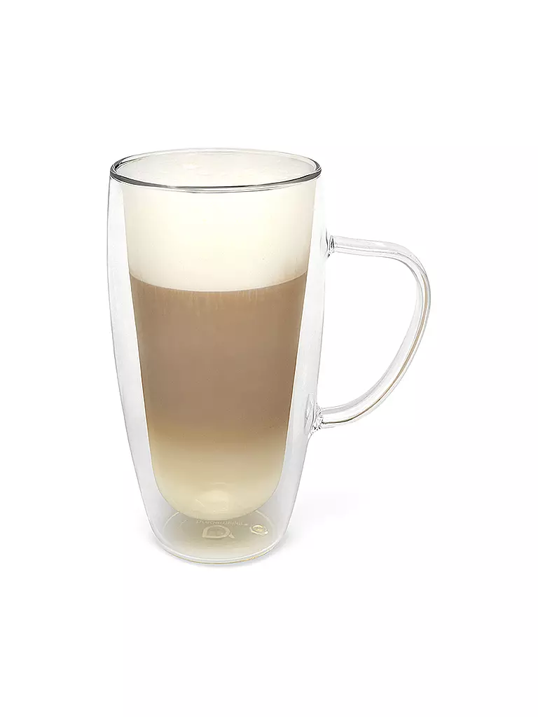 BREDEMEIJER | Verre à double paroi Cappuccino/Latte Macchiato lot de 2 0,4 l | Transparent