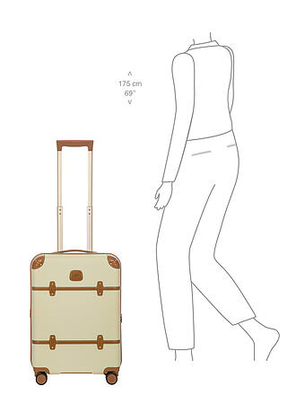 BRICS | Trolley cabine BELLAGIO 55cm Crème