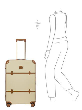 BRICS | Trolley rigide BELLAGIO 70,5cm Crème