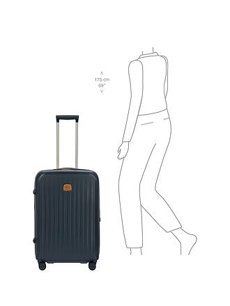 BRICS | Trolley 69cm extensible TAORMINA Blue