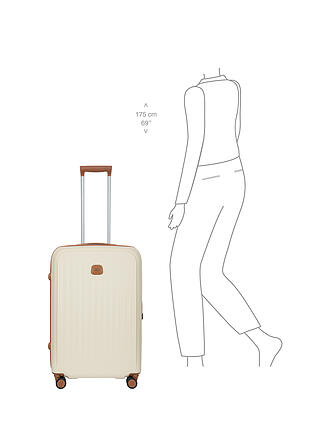 BRICS | Trolley 69cm extensible TAORMINA Cream