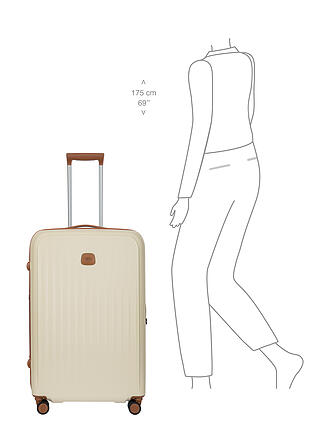BRICS | Trolley 75cm extensible TAORMINA Cream