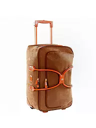 BRICS | Reisetasche mit Rollen "Life" 55cm (Bleu) | Camel