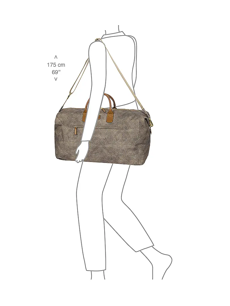BRICS | Sac de voyage X-Travel 55cm Wool Nut | 