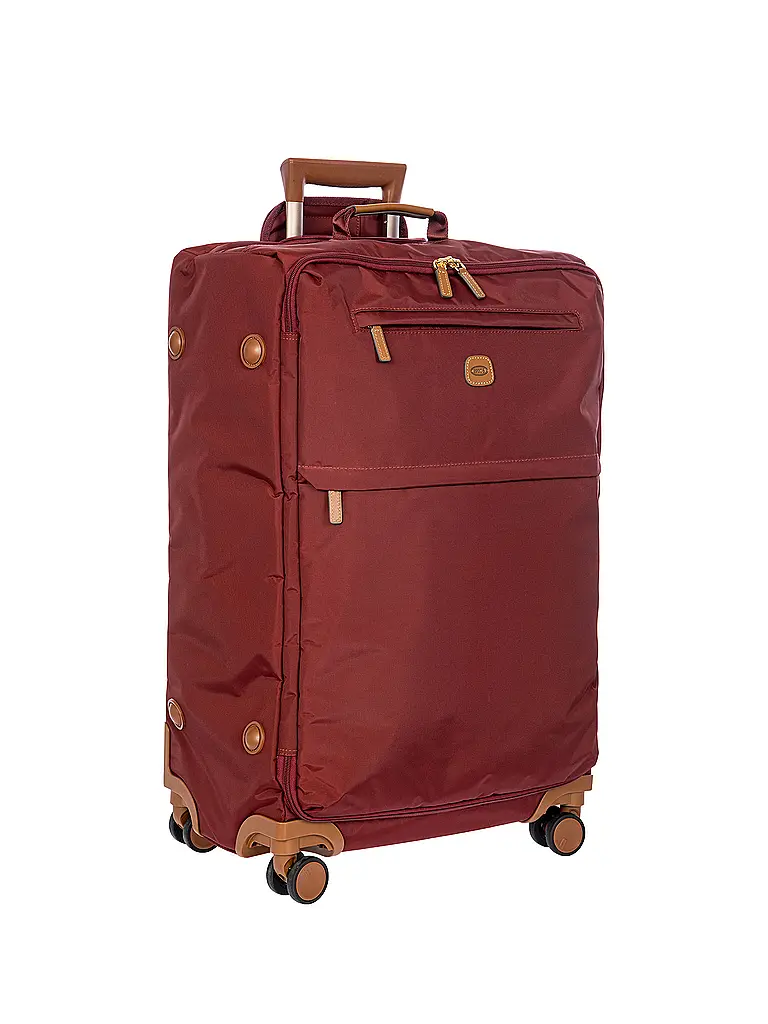 BRICS | Trolley souple X-TRAVEL 71cm Bordeaux | Rouge foncé