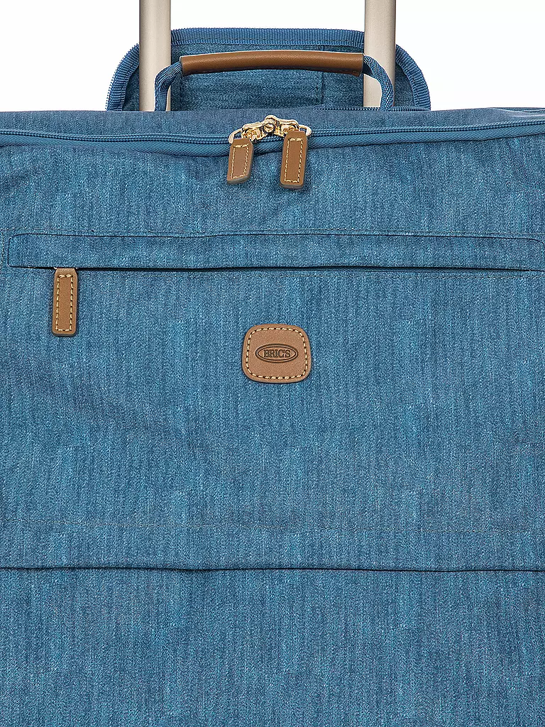 BRICS | Trolley souple X-TRAVEL 71cm Jeans | Bleu