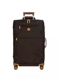 BRICS | Trolley souple X-TRAVEL 71cm Papavero / Coquelicot | Marron