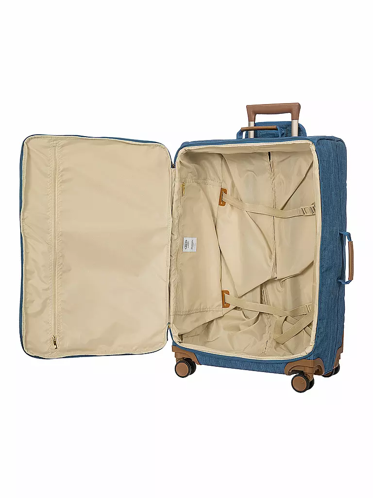 BRICS | Trolley weich X-TRAVEL 71cm Jeans | Bleu
