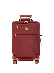 BRICS | Trolley X Travel 55cm Beige | Rouge foncé