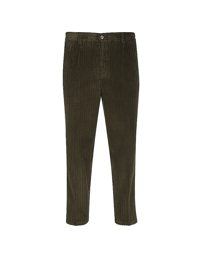 Pantalon en velours côtelé PORTOFINO olive 54
