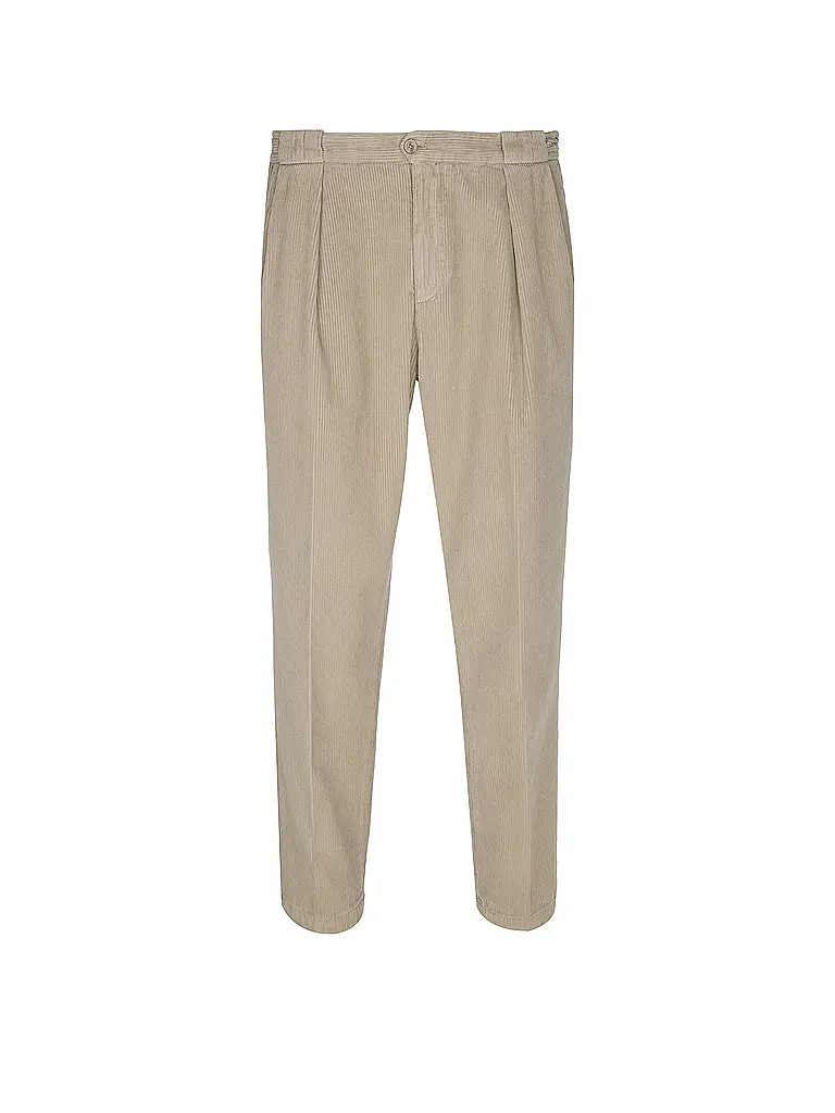 BRIGLIA | Pantalon en velours côtelé PORTOBELLO | creme