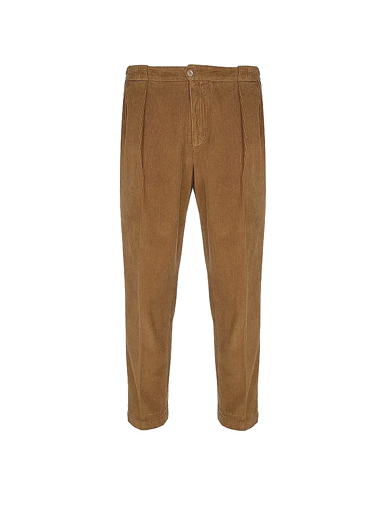BRIGLIA | Pantalon en velours côtelé PORTOBELLO | Marron clair