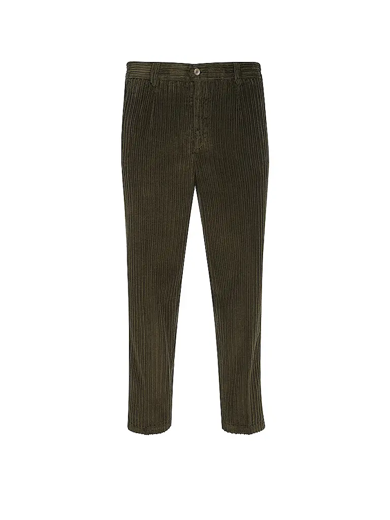 BRIGLIA | Pantalon en velours côtelé PORTOFINO | olive